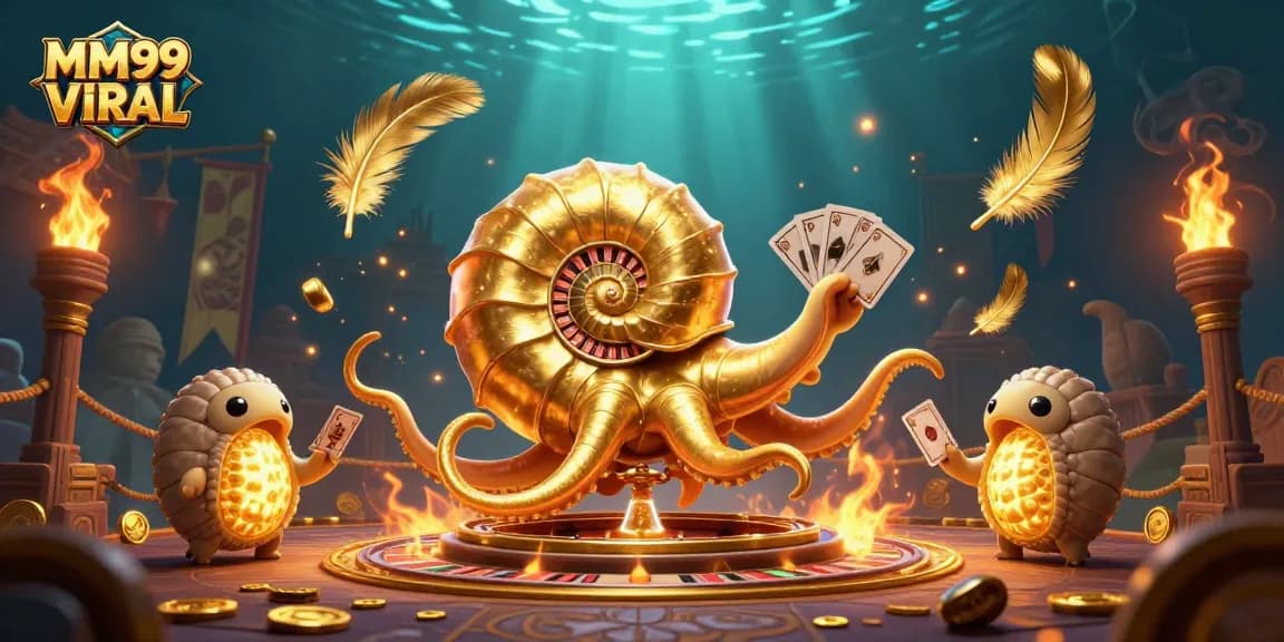Engage with MM99 VIRAL's thrilling casino experience, featuring 3D characters and vibrant elements.