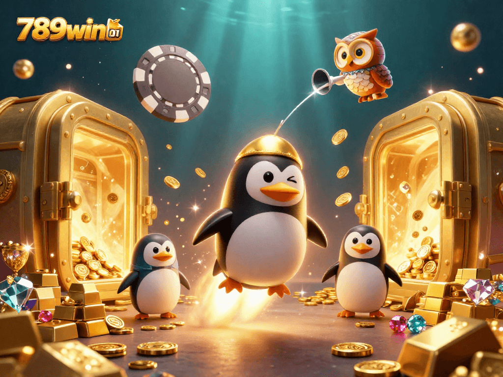 Experience the thrill of winning at 789win 01 with a vibrant, exciting casino scene.