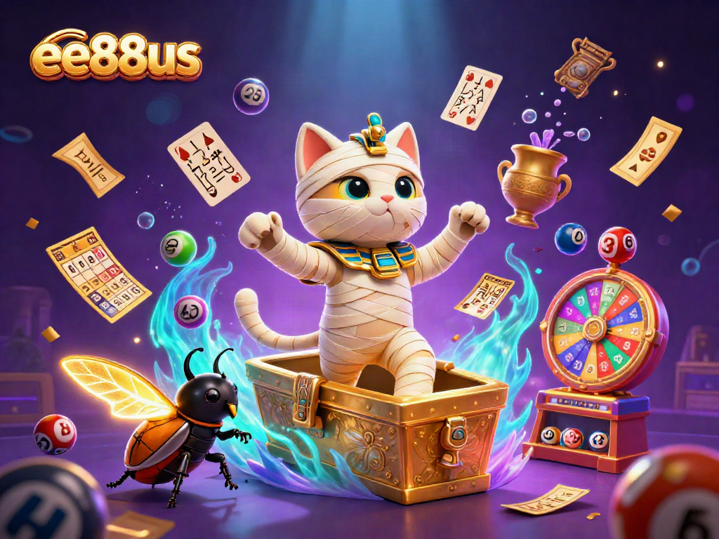 ee88us offers an exciting gaming experience with vibrant characters and dynamic casino elements.