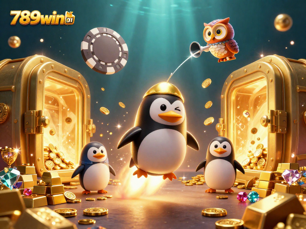 Experience the thrill of winning at 789win 01 with a vibrant, exciting casino scene.