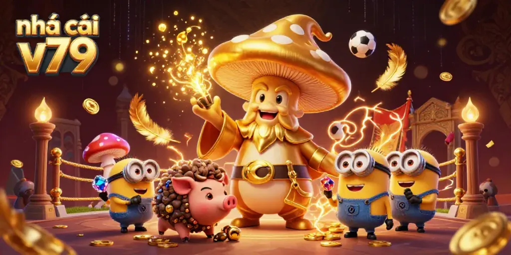 Engage with nhà cái v79 in a thrilling sports betting arena filled with magic and treasure.