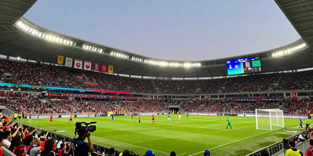 Live soccer match atmosphere showcasing fans and players on socolivekz.uk