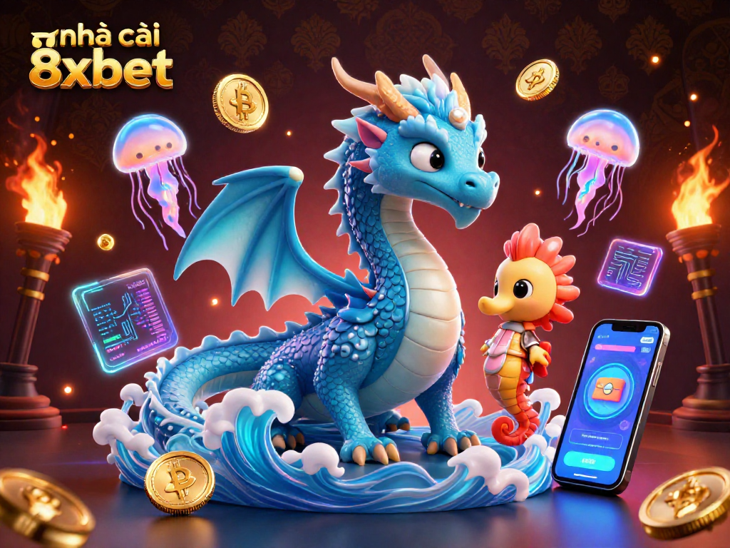 Engage in thrilling gameplay at nhà cái 8xbet with vibrant characters and dynamic casino elements.