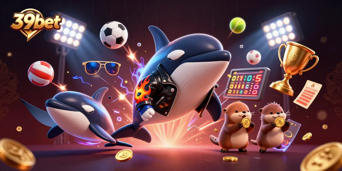 Experience thrilling betting with 39bet in a vibrant underwater casino scene