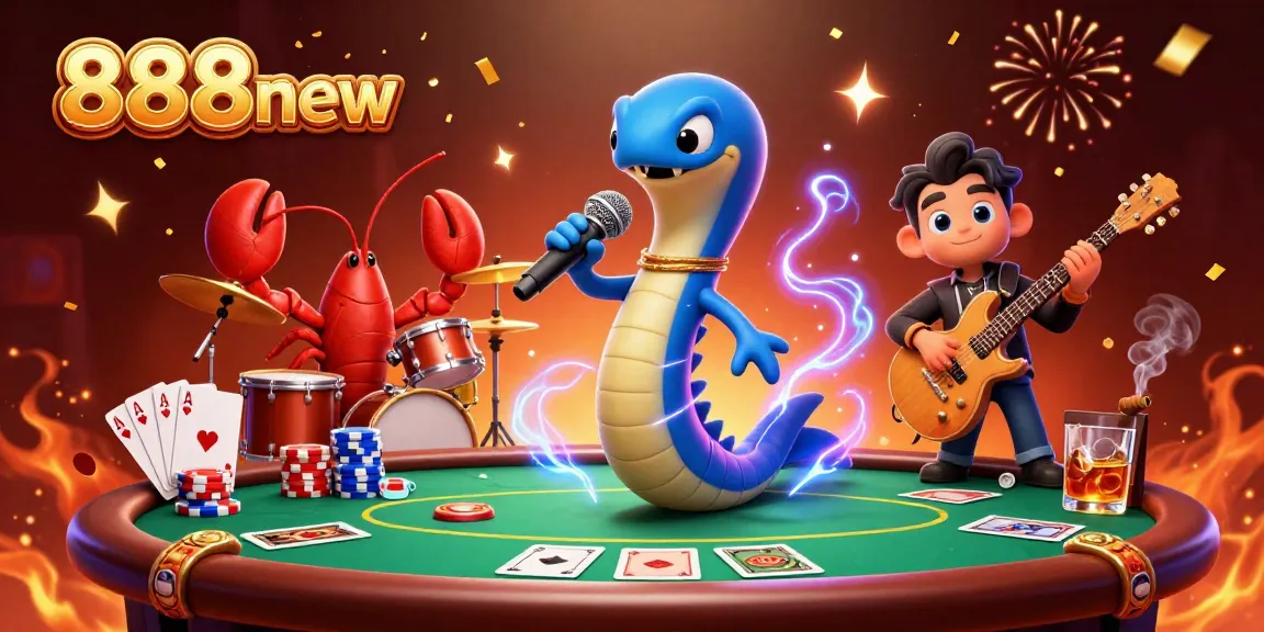 Engage with 888new's vibrant underwater casino featuring electric eel DJ and dynamic gameplay.