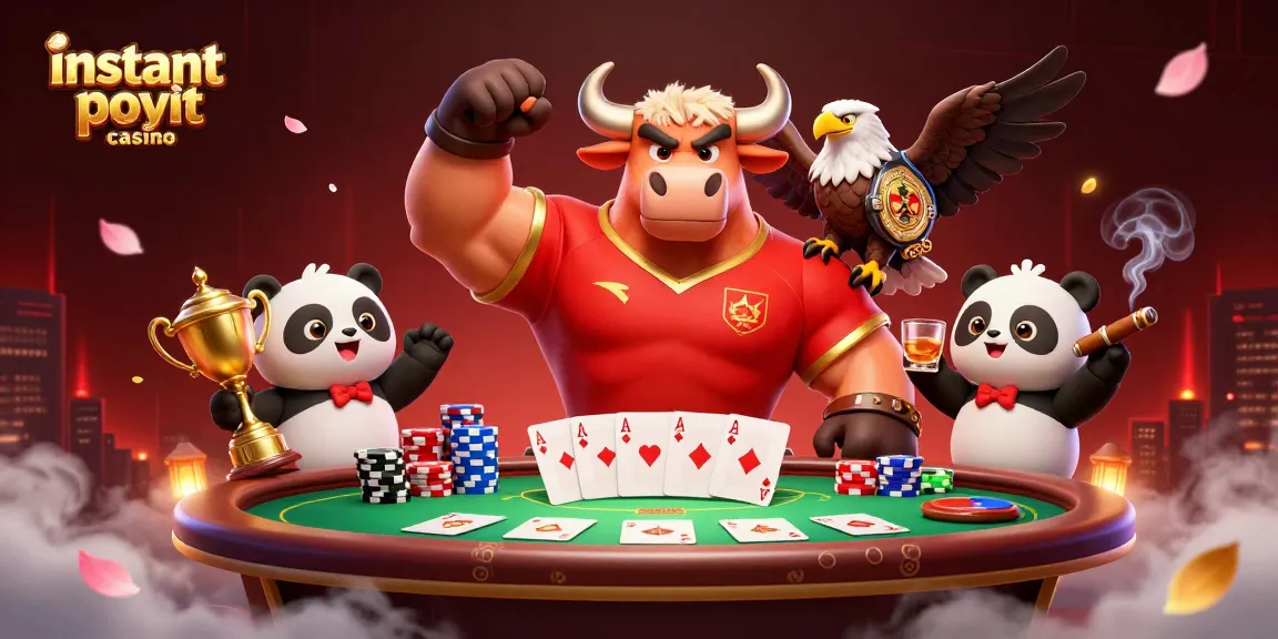 Celebrate wins at the instant payout casino with energetic characters and vibrant games.