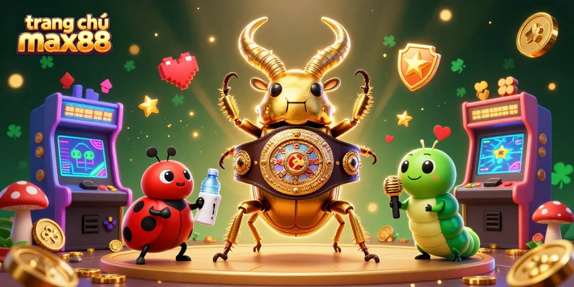 Experience the excitement of gameplay at trang chủ max88 with vibrant casino characters and gaming elements.