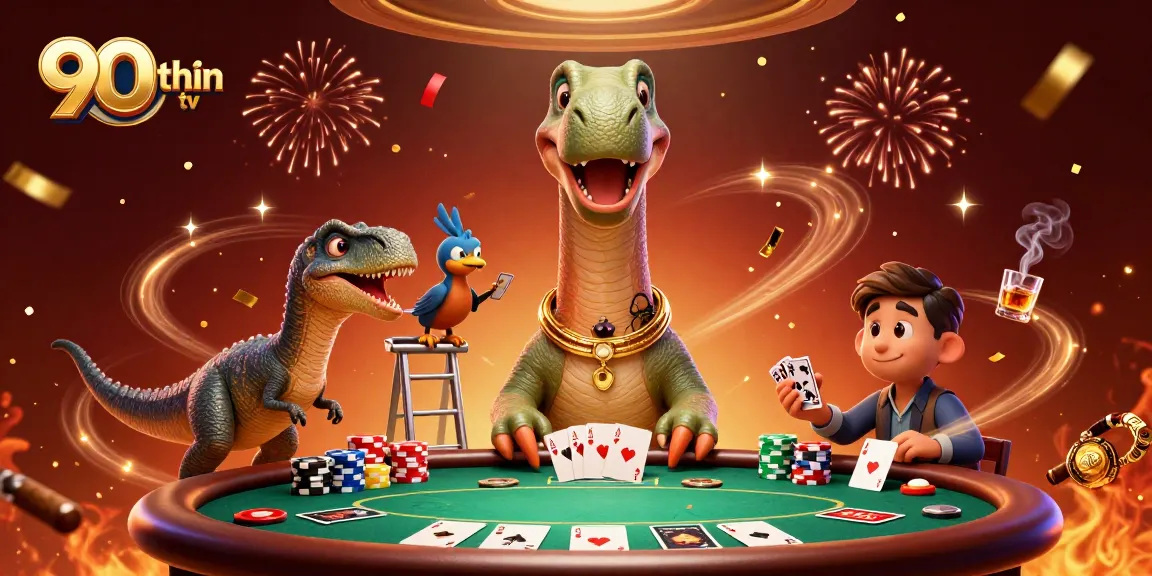 Experience thrilling wins with 90 phút tv, featuring a dynamic poker scene full of excitement.