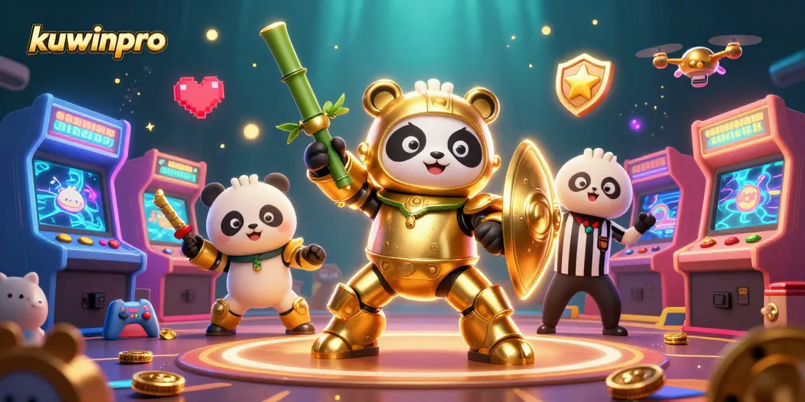 Experience thrilling gameplay at kuwinpro featuring unique 3D characters and vibrant casino elements.