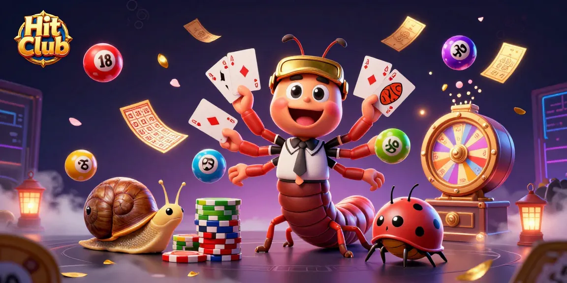 Hit Club dealers showcase thrilling games with vibrant lottery elements and stunning graphics.